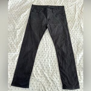 Uniqlo Men's Black Slim Stretch Jeans 36x32
